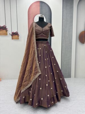 Alternative view of AK Creation is Launching New Festival Lehenga Choli