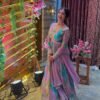 AK-Series New Designer Party Gown & Dupatta Set