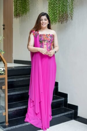 ROYAL GLAM READY-TO-WEAR DRAPE SAREE