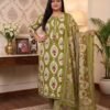 PURE MAL COTTON KURTI WITH PANT WITH MATCHING DUPPATA