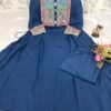 Designer heavy kurti pent set in premium cotton febric