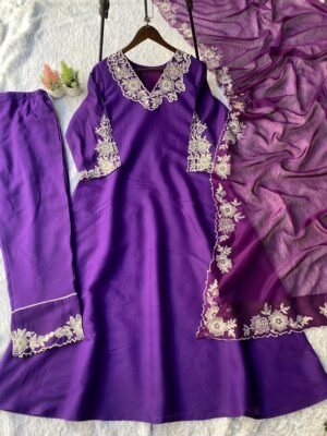 Alternative view of EXCLUSIVE AND TRENDY FOR WEDDING SEASON OUR EMBROIDERED TOP, PANT AND DUPATTA