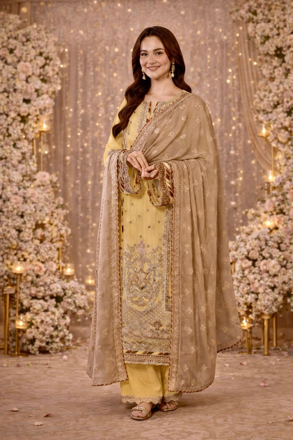 Semi-Stitched Designer Suit (Material) - Image 11