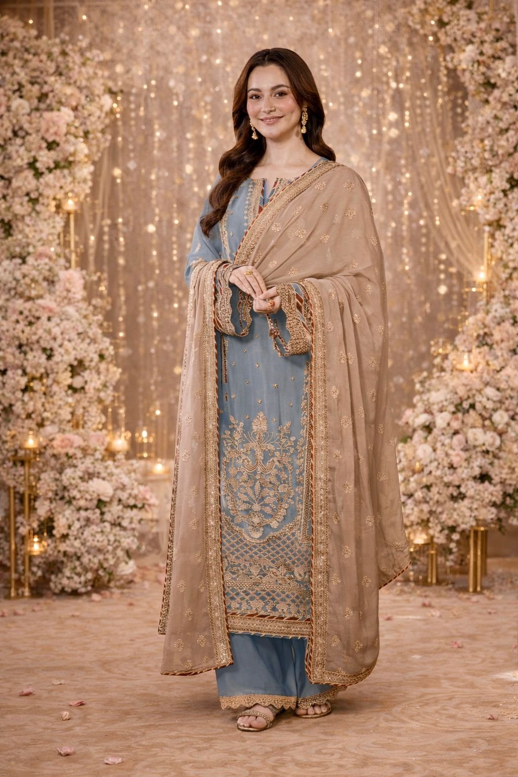 Semi-Stitched Designer Suit (Material) - Image 13