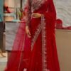 DESIGNER BRIDAL WEAR DUPATTA SAREE