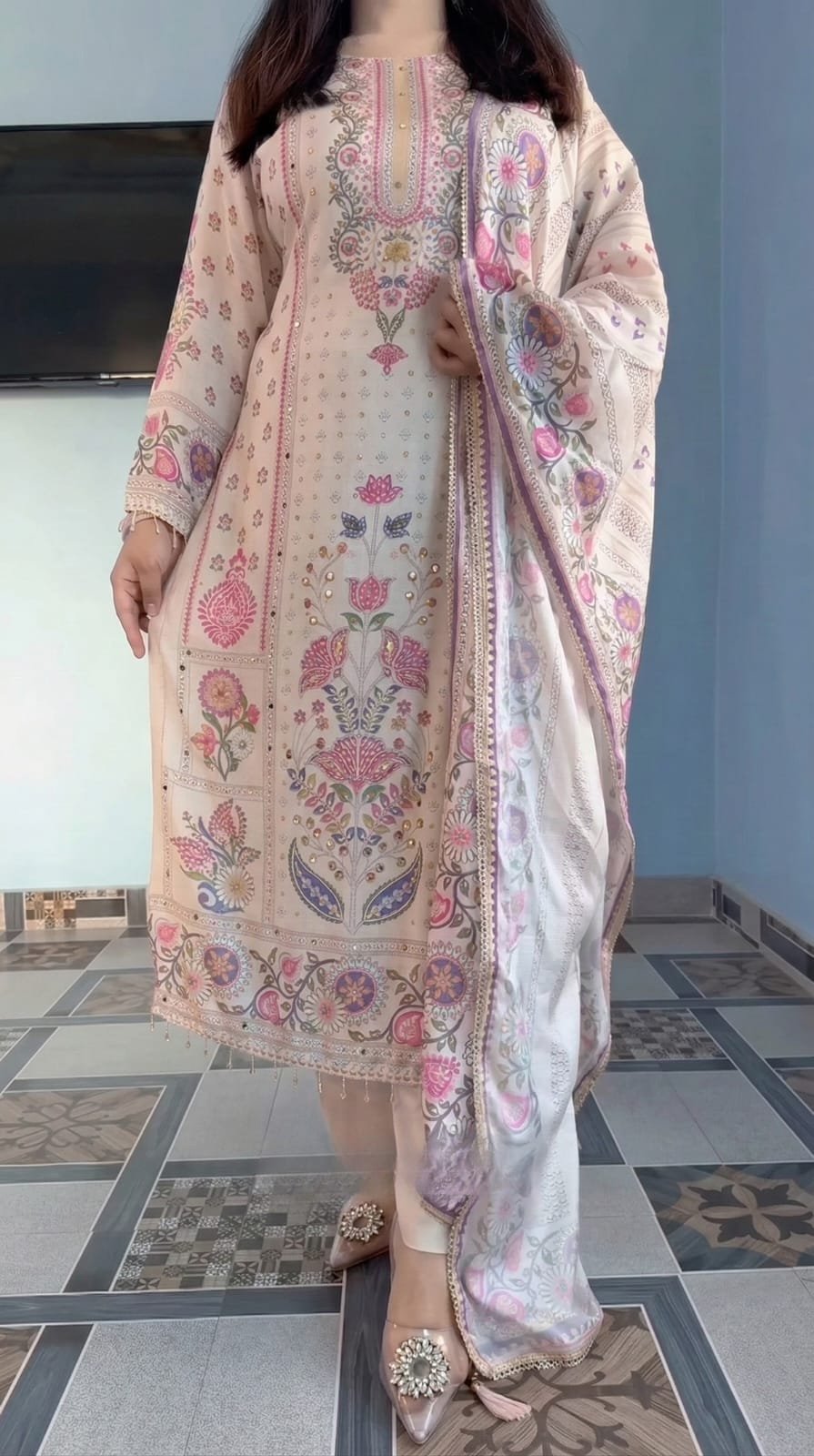 These stunning ethnic sets are crafted from premium Maslin fabric, known for its buttery-smooth texture, natural sheen, and lightweight comfort