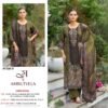Pure viscous Maslin digital print with aari and hand work