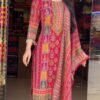 DESIRABLE FANCY MASKA COTTON REAL HAND MIRROR WORK TOP AND PENT WITH DUPATTA