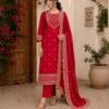 Ready to Wear Chanderi Silk Party Wear Suit – Dazzle with Elegance