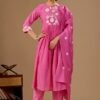 PARTY WEAR Best Collection  3piece Kurti Pant Dupatta Set