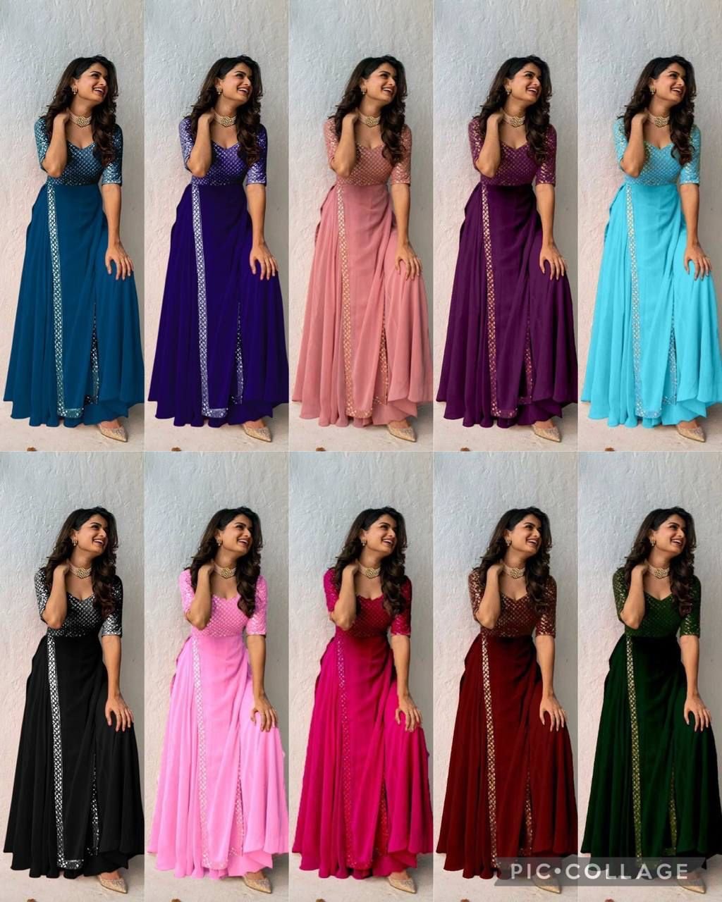 Mox Creation Launching New Party Wear Look Gown - Image 9