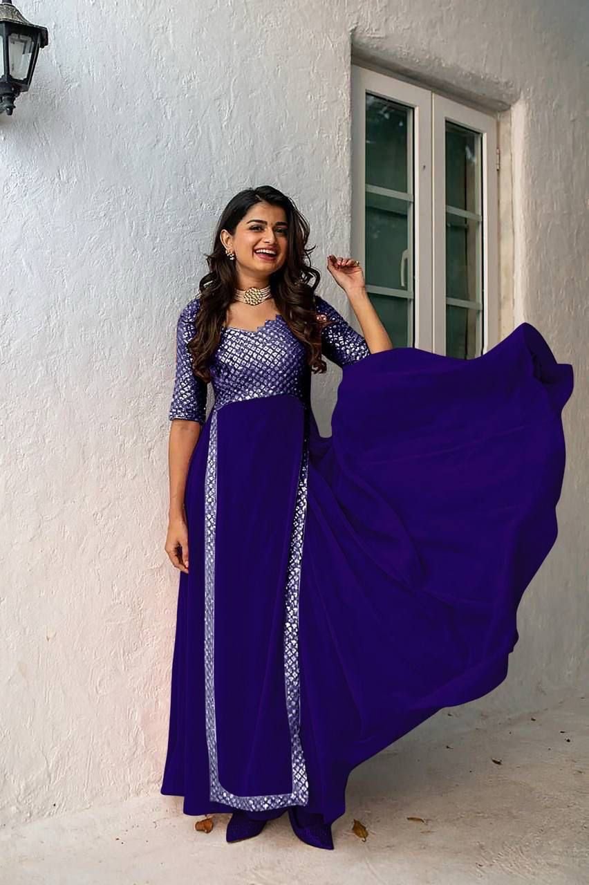 Mox Creation Launching New Party Wear Look Gown - Image 5