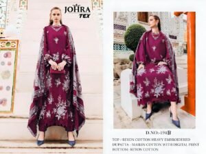 RAYYON COTTON WITH EMBROIDERED