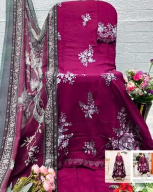 Alternative view of RAYYON COTTON WITH EMBROIDERED