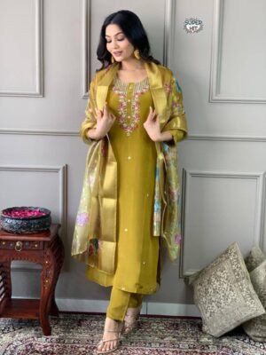NEW BEUTIFUL HEAVY FULLY STITCHIED SUIT SET