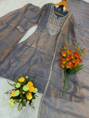 Alternative view of WOMEN'S PURE FANDY SILK SARARA SET'S