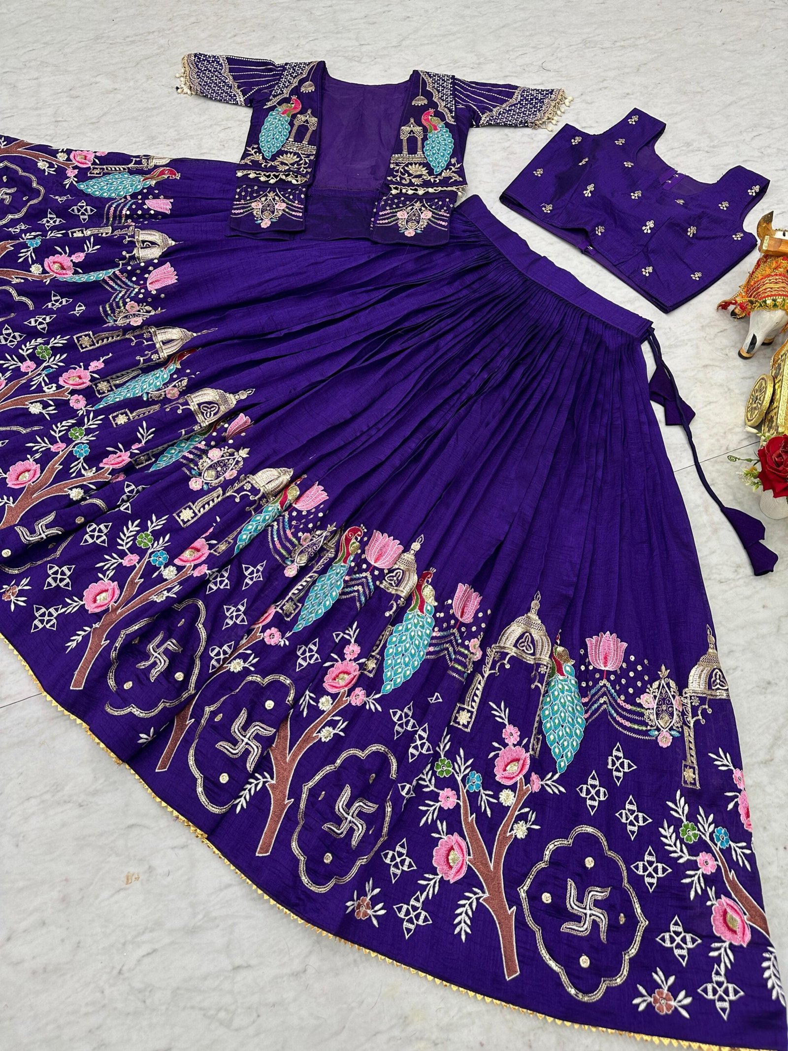 AK Creation is Launching New Festival Lehenga choli & koti - Image 4