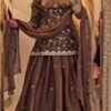 Heavy Fandy Silk With Sequence Fancy Border Work (dupatta size 2.30 meter)