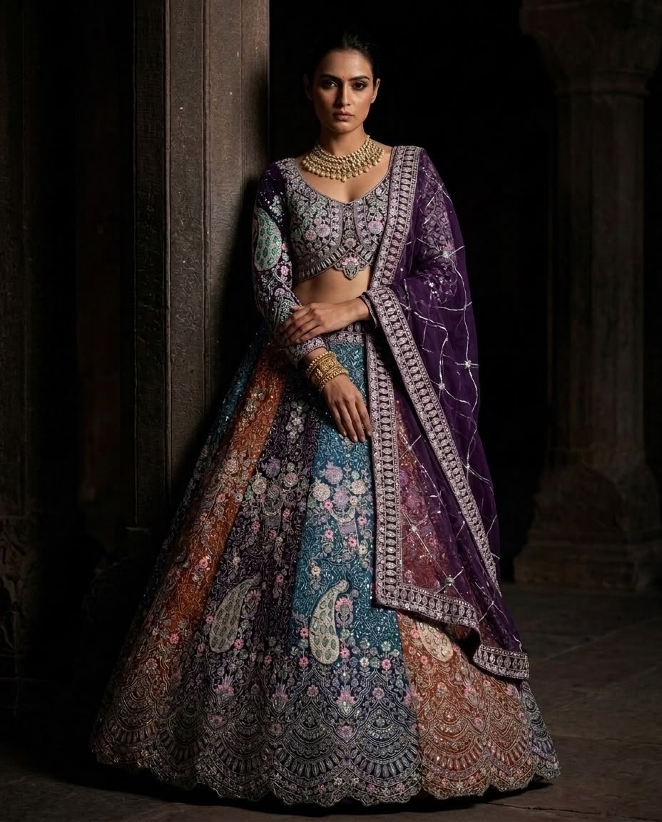 AK Launching Coding Sequins Work Lehenga, Exceptional Quality with Can-Can and Canvas Layers, A Perfect Fusion of Glamour and Comfort