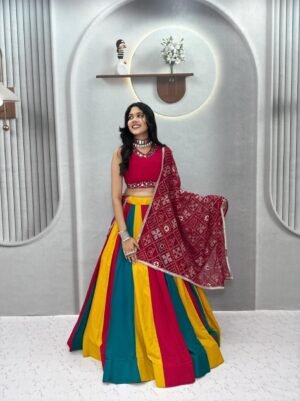 AK Creation is Launching Navratri Special Lehenga choli with vintage duptto