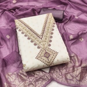 Alternative view of Contrast dupatta and bottom matching top work