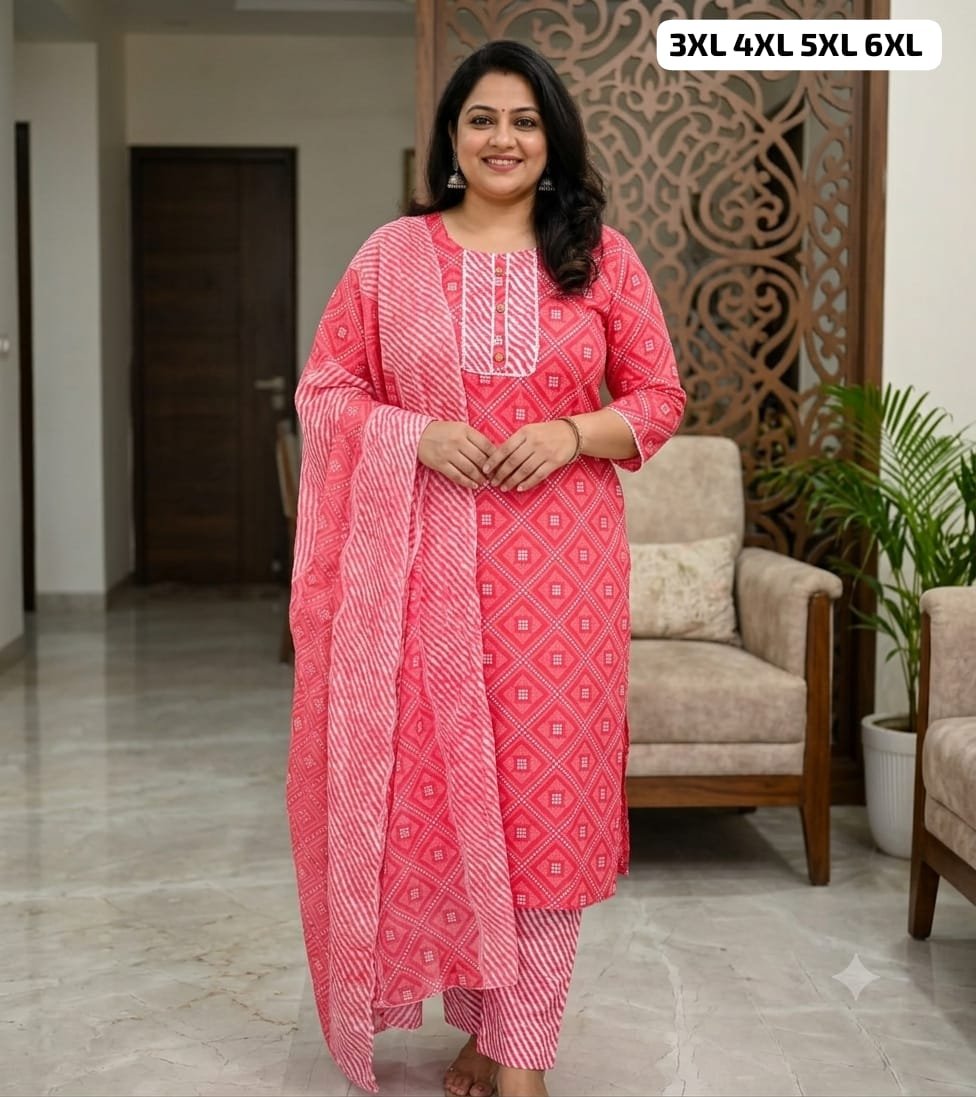 PURE COTTON KURTI PENT WiTH DUPPATA - Image 4