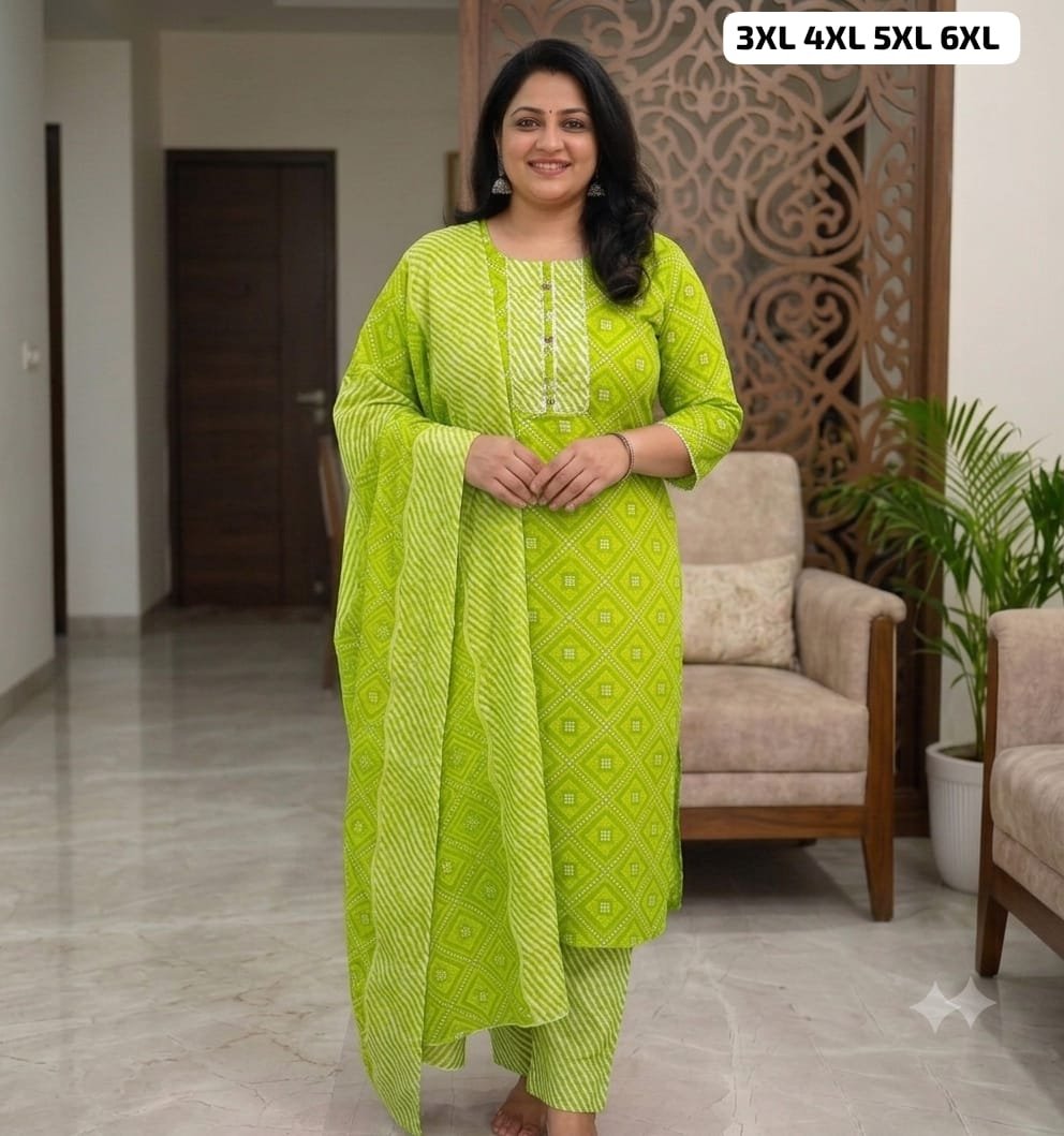 PURE COTTON KURTI PENT WiTH DUPPATA - Image 3