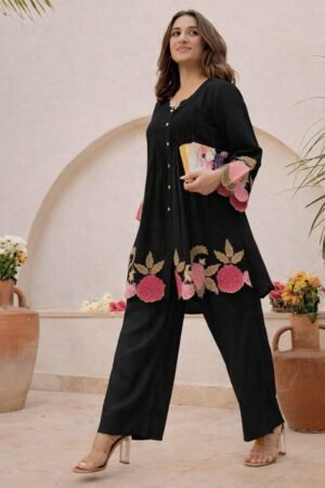 Alternative view of Party Wear Look Pure Mul Chanderi & CORD SET