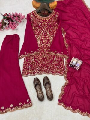 Alternative view of ENHANCE THE BEAUTY OF YOUR WARDROBE WITH THIS NEWLY LAUNCHED KURTI & PLAZZO SET