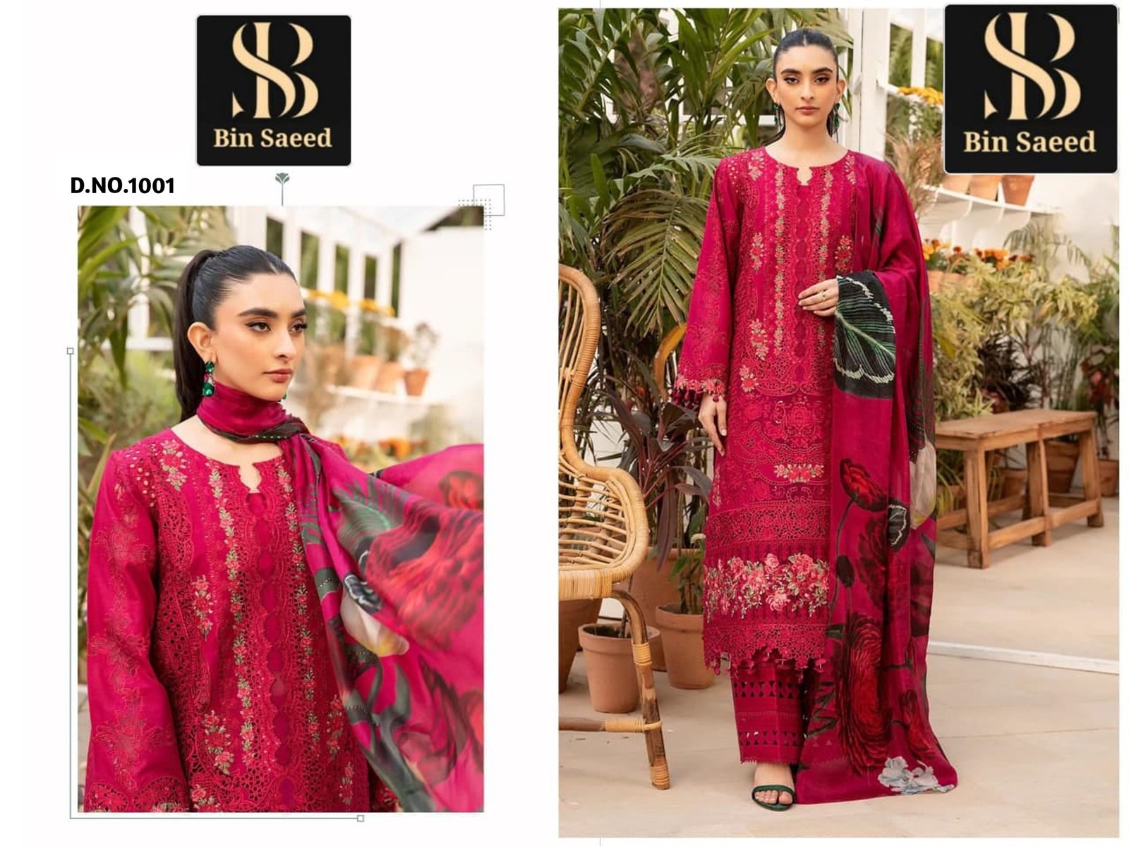 PURE COTTON WITH HEAVY EMBROIDERY CHIKANWORK COTTON BOTTOM MASLIN DIGITAL PRINTED DUPATTA