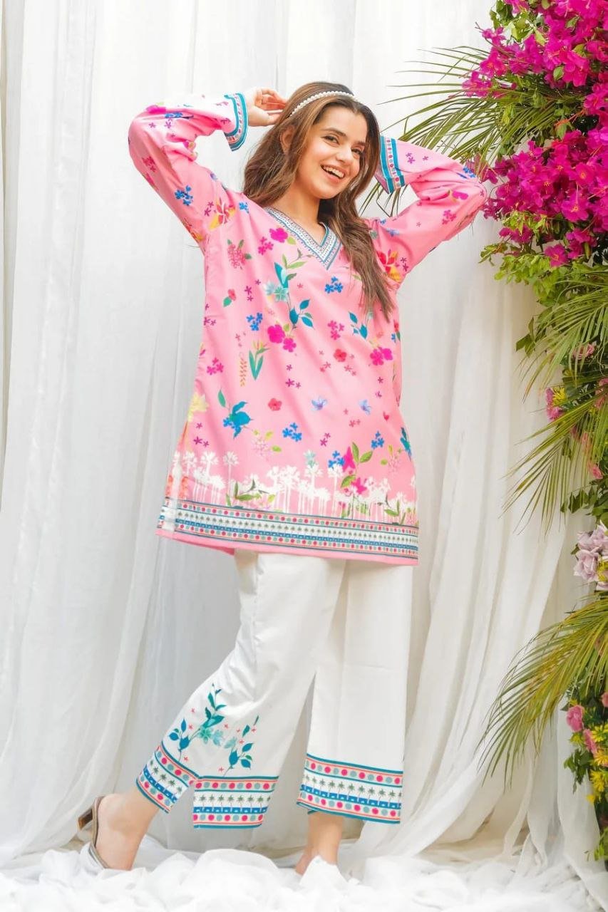 NEW ARRIVALS PINK SHANTI ANARKALI KODI ROUND SET - Image 7