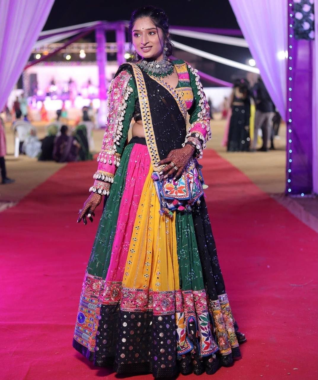 PRESENTING NEW DESIGNER PRINTED LAHENGA CHOLI