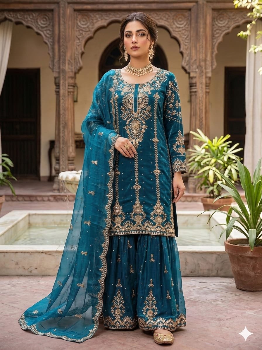 PREMIUM DESIGNER READYMADE TOP PLAZZO COLLECTION - Image 5