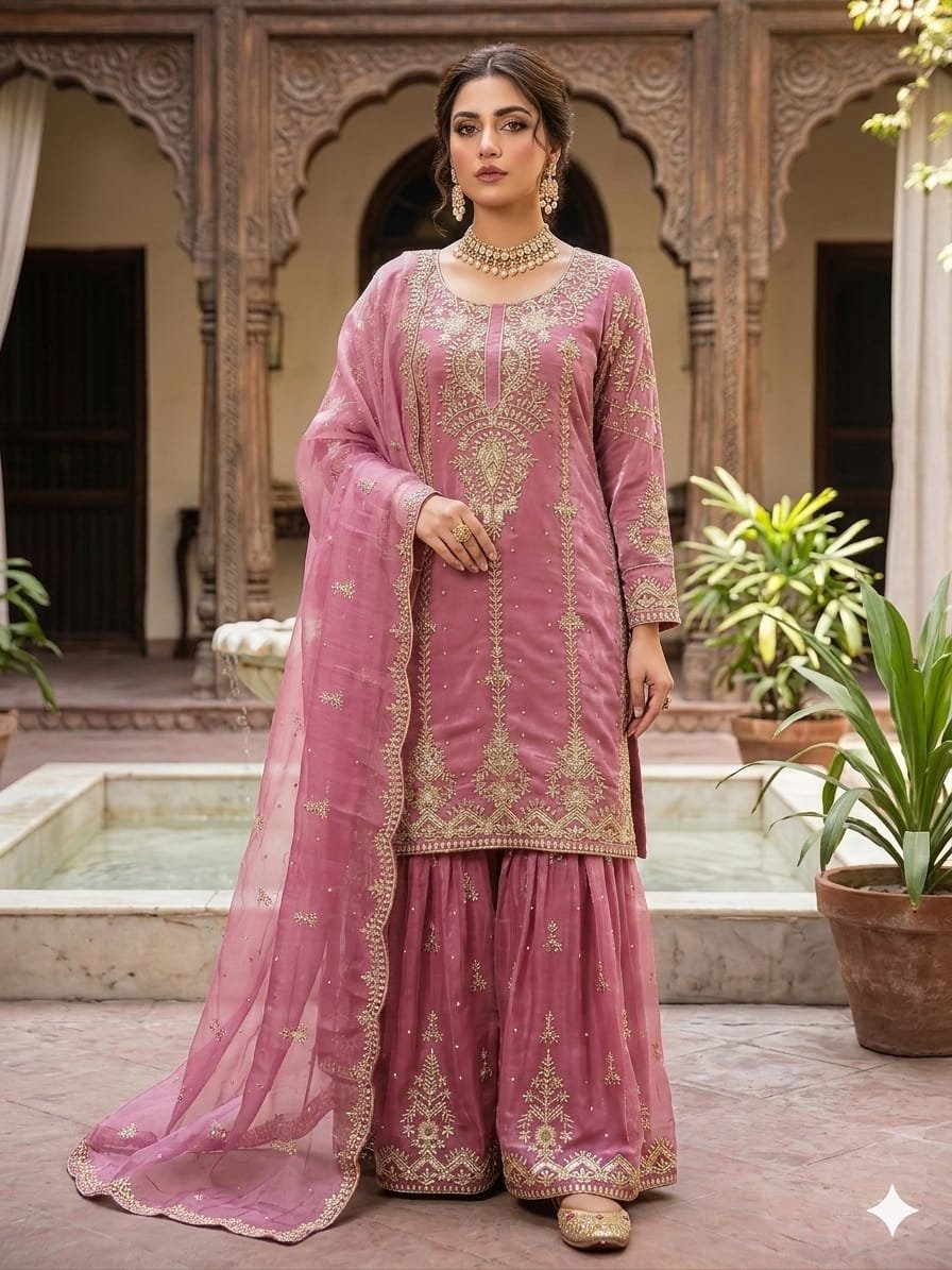 PREMIUM DESIGNER READYMADE TOP PLAZZO COLLECTION - Image 3