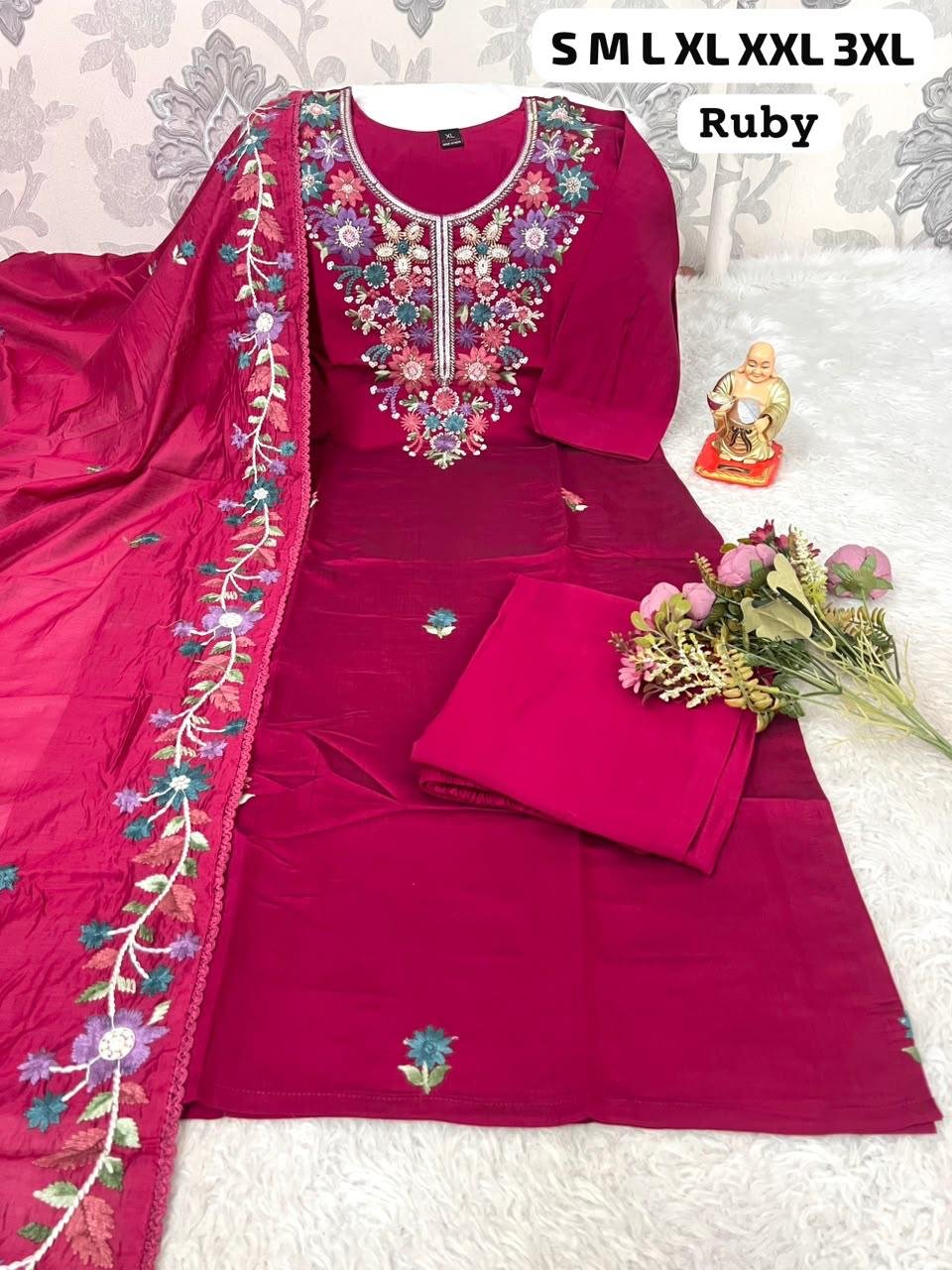 Launching New Designers Kurti Pent Dupatta Set