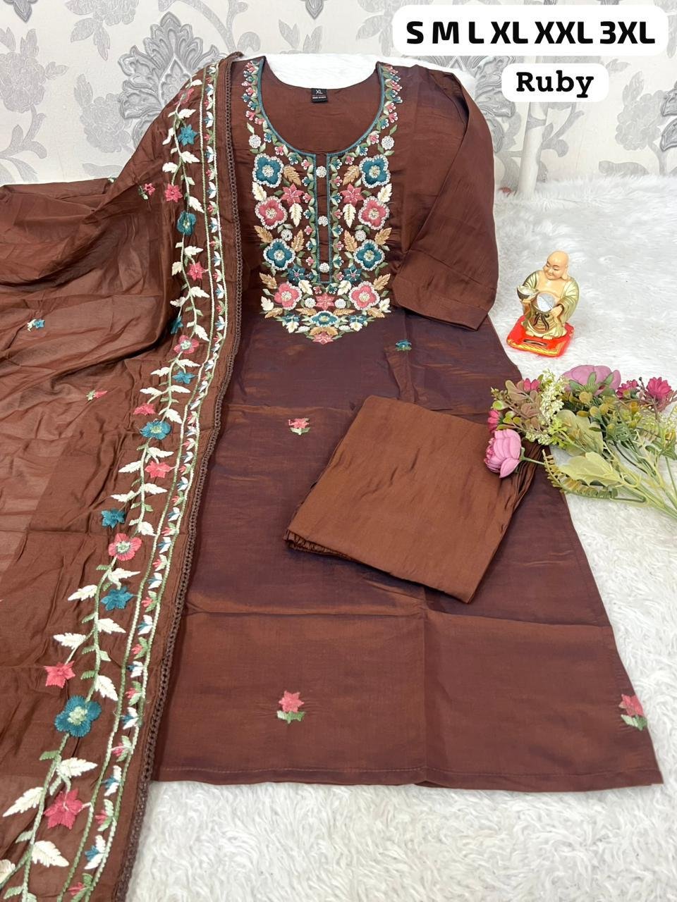 Launching New Designers Kurti Pent Dupatta Set - Image 2