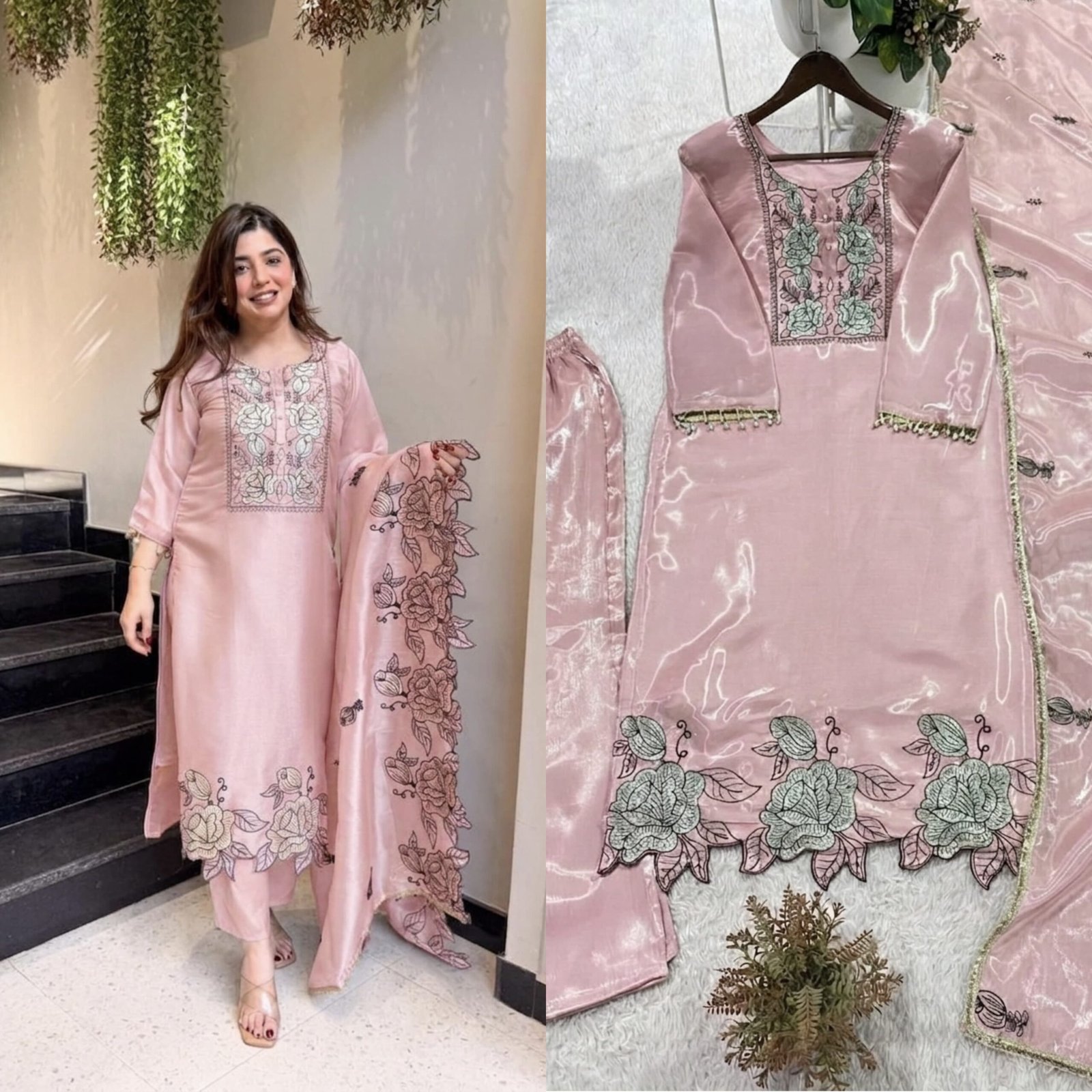 THIS WEDDING SEASON, TRY OUR DESIGNER EMBROIDERED CUT WORKED SUIT - Image 12
