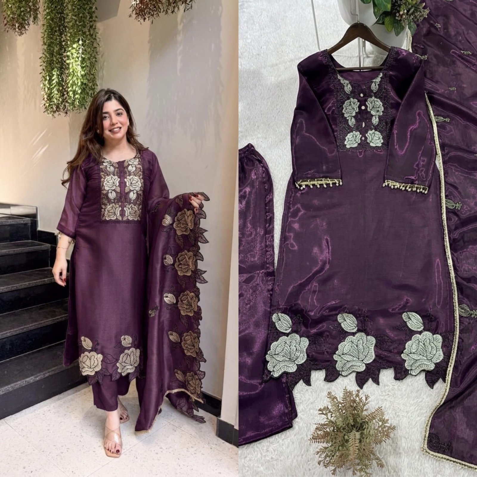 THIS WEDDING SEASON, TRY OUR DESIGNER EMBROIDERED CUT WORKED SUIT - Image 6