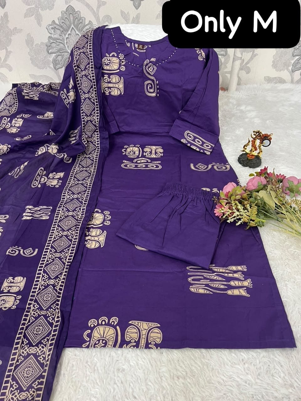 New Arrival: Premium Dabu Cotton 3-Piece Suit Set - Image 8