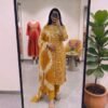 BEAUTIFUL FLORAL KURTI-PANT-DUPPATA