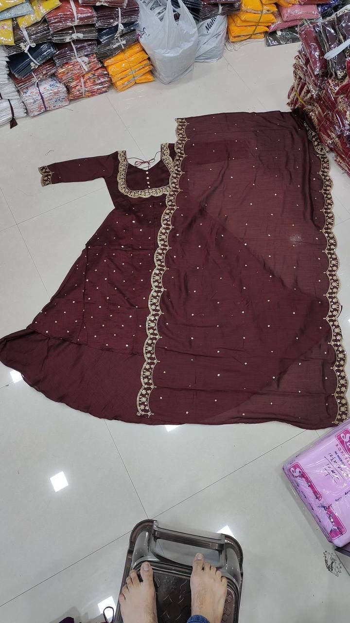 kurti,Lahenga,Dupataa-Vichitra Silk - Image 2