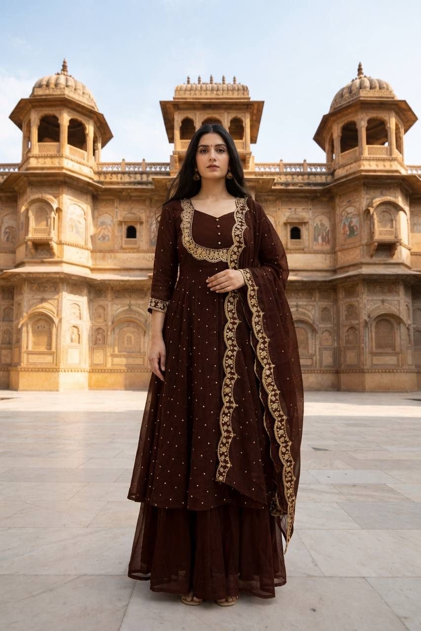 kurti,Lahenga,Dupataa-Vichitra Silk