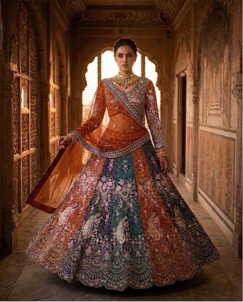 AK Launching Coding Sequins Work Lehenga, Exceptional Quality with Can-Can and Canvas Layers, A Perfect Fusion of Glamour and Comfort - Image 3