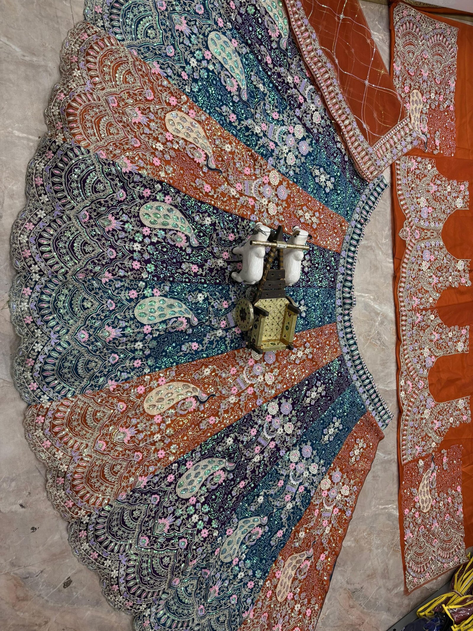 AK Launching Coding Sequins Work Lehenga, Exceptional Quality with Can-Can and Canvas Layers, A Perfect Fusion of Glamour and Comfort - Image 4