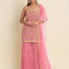 Modern Plazzo Style with Embroidered Elegance