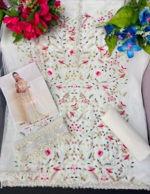 Alternative view of Modern Plazzo Style with Embroidered Elegance