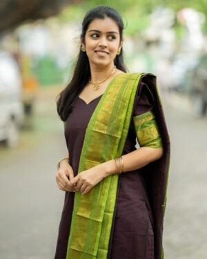 Alternative view of Introducing New Kanchi Cotton Trendy Kurta Dupatta Set (2 Piece)