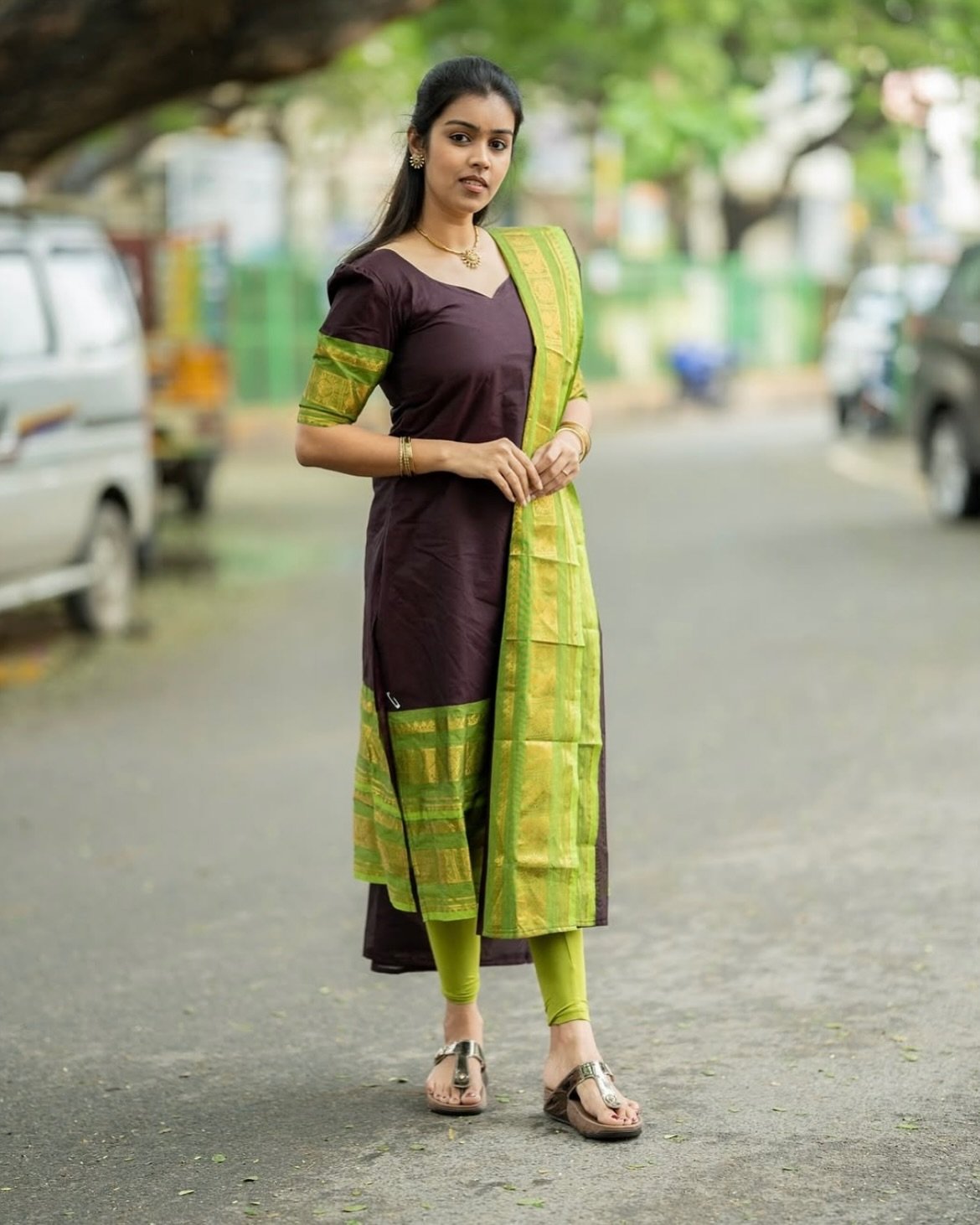 Introducing New Kanchi Cotton Trendy Kurta Dupatta Set (2 Piece)