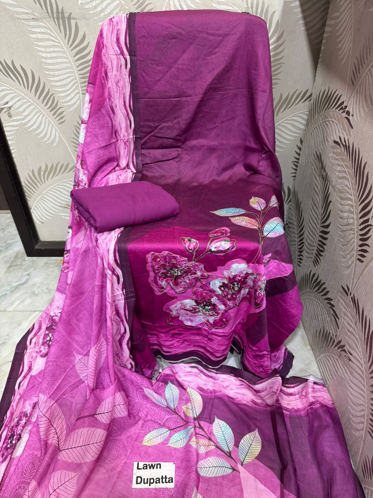 EXCLUSIVE DISCHARGE PRINT EMBROIDERED MAL DUPATTA COLLECTION - Image 3