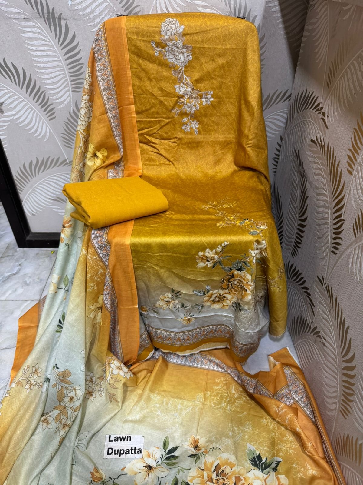 EXCLUSIVE DISCHARGE PRINT EMBROIDERED MAL DUPATTA COLLECTION - Image 5
